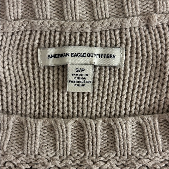 American Eagle Outfitters Taupe Knit Sweater - Size S - Picture 4 of 11